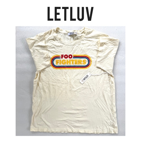 Anthropologie Let Luv Foo Fighters Tee - Picture 1 of 6